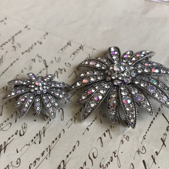 Vintage Joan Rivers Swarovski Rhinestone Scatterpin Brooches - Picture 2 of 8